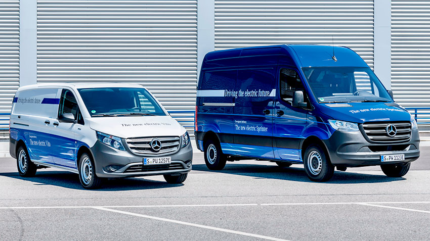 Актуальные электрофургоны Mercedes-Benz