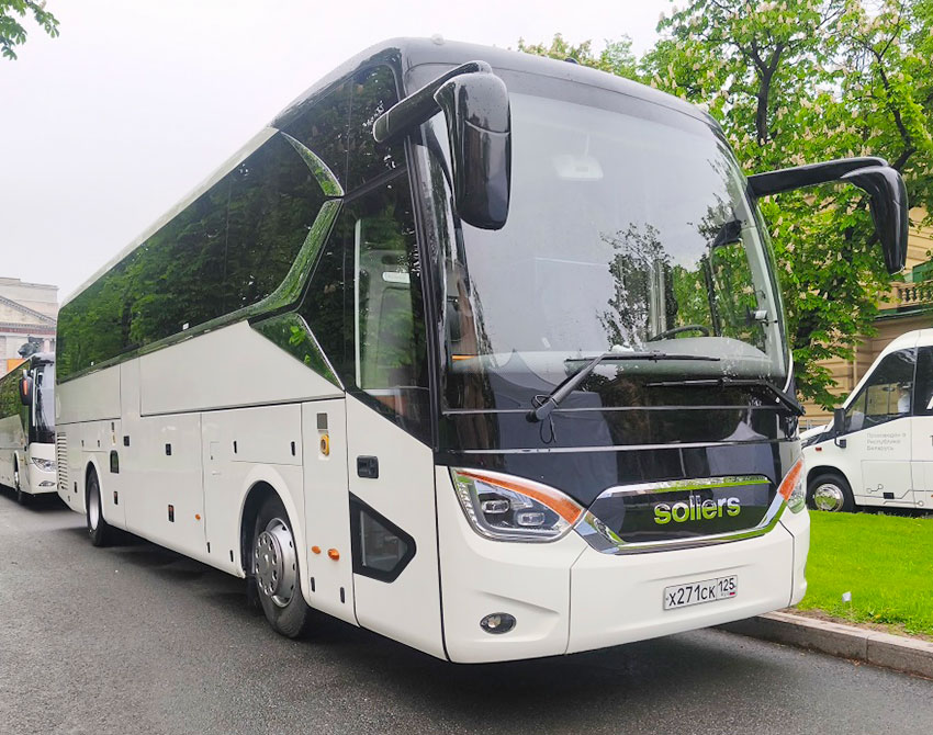 Новый туристический автобус Sollers SA9A с АКП
