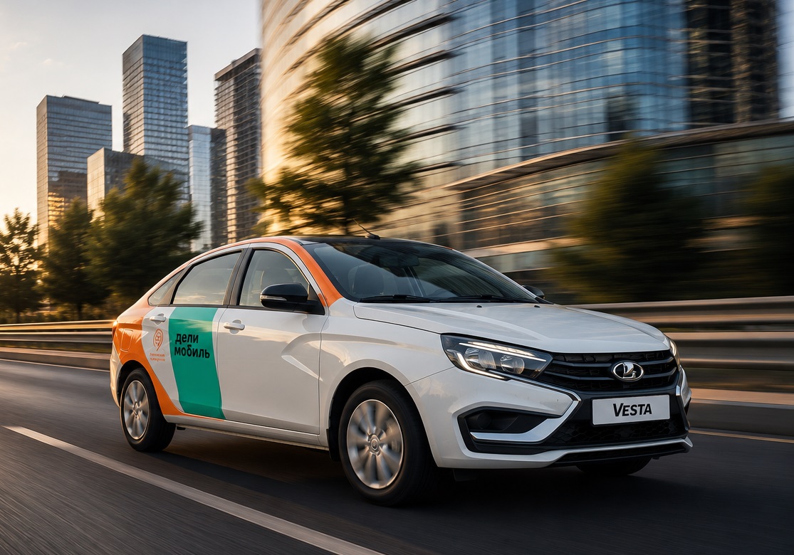 АВТОВАЗ поставит 165 автомобилей LADA Vesta для сервиса «Делимобиль»