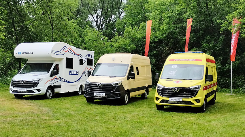 Серия спецавтотехники на базе LCV Sollers SF5